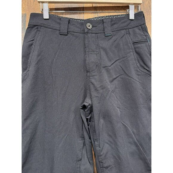 Lululemon Men’s Pin Stripe Pants Black White 32x30 - Picture 2 of 7